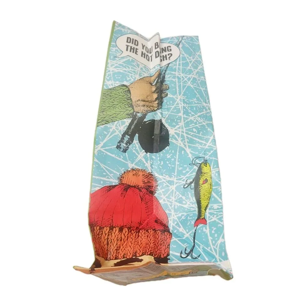 Trader Joe’s Reusable Grocery Tote Bag Goat Winter Design Limited Edition NWT